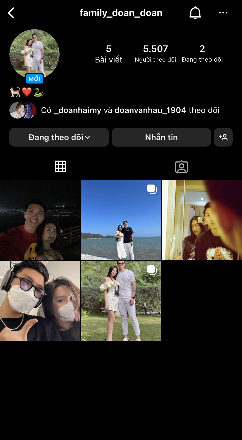 Đoàn Văn Hậu tự lập page để công khai loạt ảnh tình tứ bên Doãn Hải My - Ảnh 1