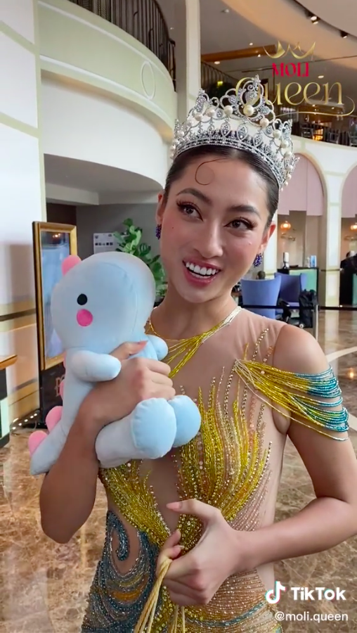 Lương Thùy Linh lộ da mặt mụn, nếp nhăn dưới ống kính cam thường - Ảnh 2