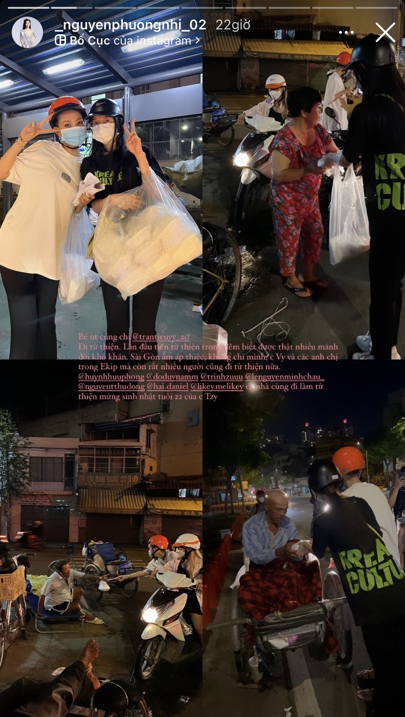 Mừng sinh nhật tuổi 22, Hoa hậu Tiểu Vy dắt Á hậu Phương Nhi đi làm từ thiện - Ảnh 2