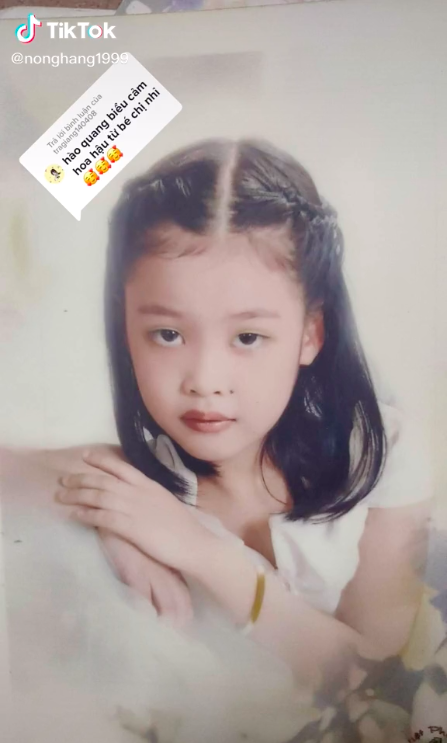 Nông Thúy Hằng đáp trả tin đồn phẫu thuật thẩm mỹ bằng loạt ảnh khoe nhan sắc thuở bé - Ảnh 2