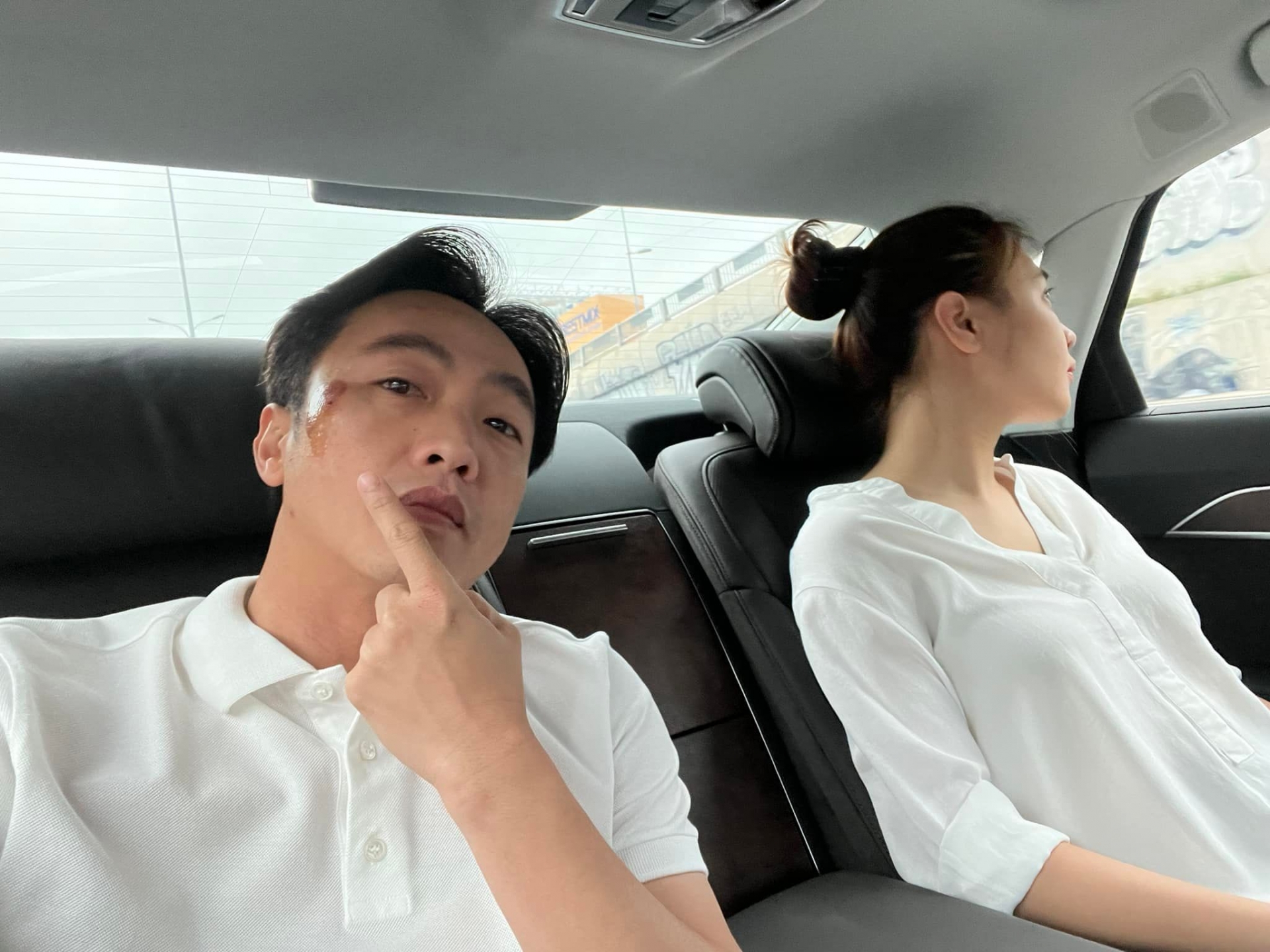 Cường Đô La bị bà xã Đàm Thu Trang giận vì gặp tai nạn giao thông - Ảnh 1