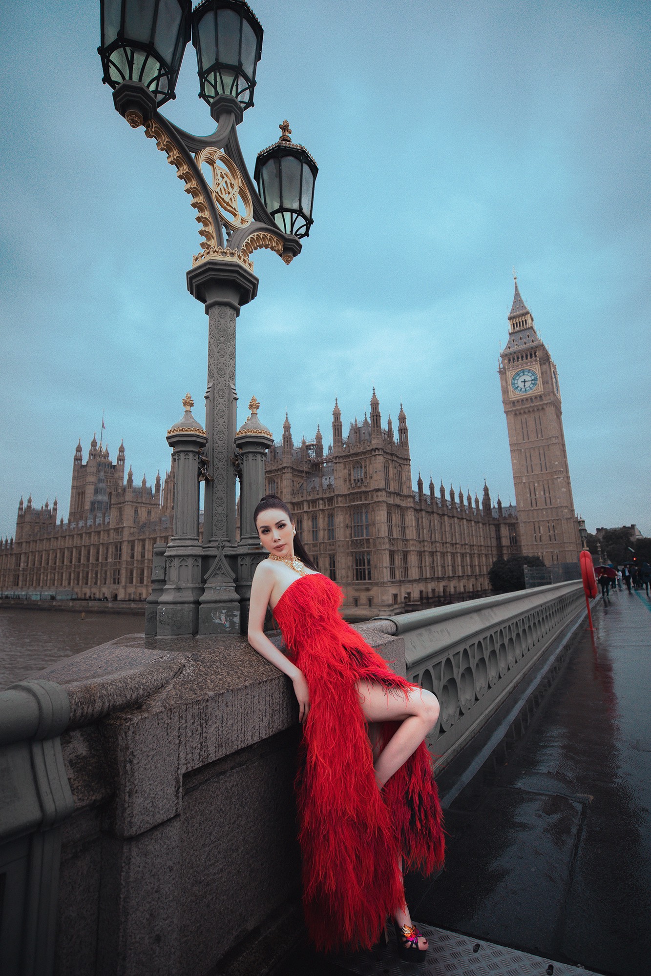 Người mẫu Hương Ly, Hoa hậu Hoàng Dung 