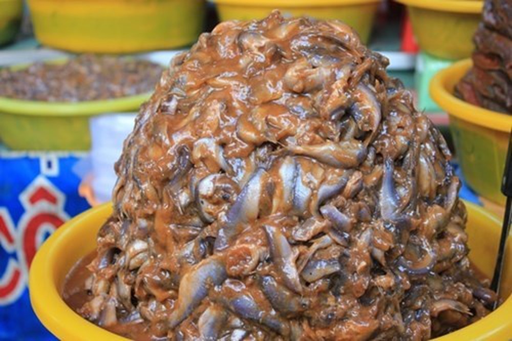 Mắm bò hóc, đặc sản “độc nhất vô nhị” của người Khmer