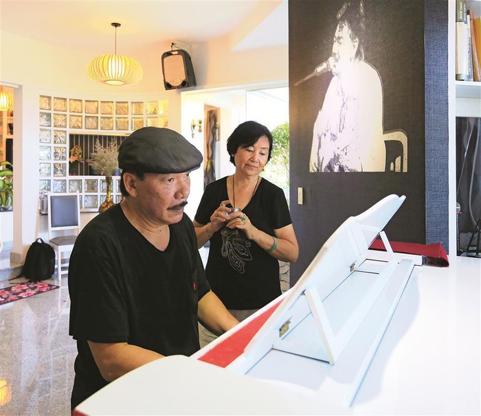 Ngôi nhà ở Vũng Tàu là nơi giúp nhạc sĩ Trần Tiến có nhiều cảm hứng âm nhạc.
