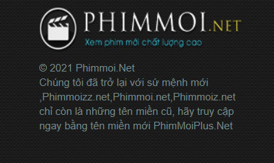 Dòng thông báo gần đây nhất của Phimmoi.net