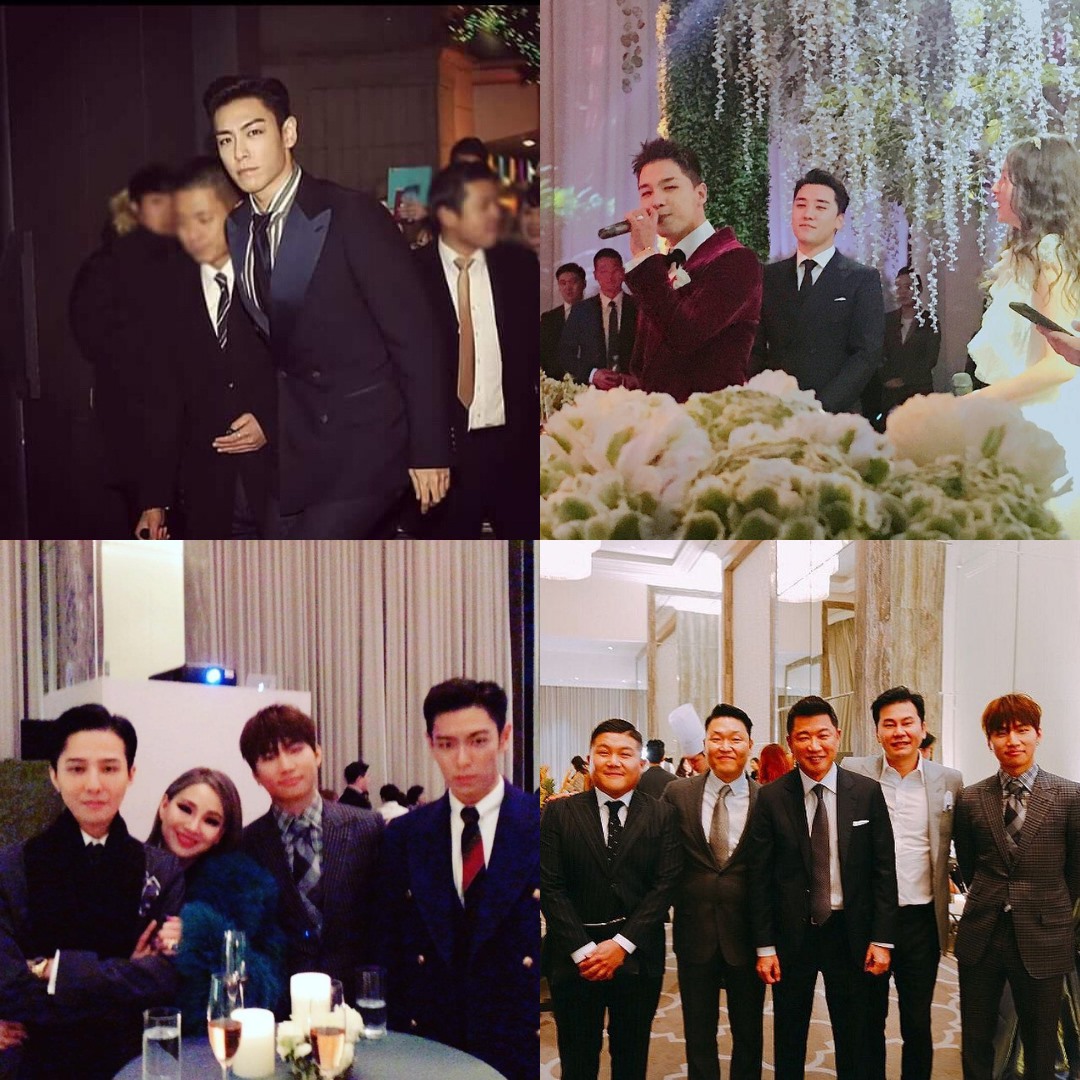Dàn khác mời hoành tráng khuấy động tiệc cưới như Daesung, Seungri, T.O.P