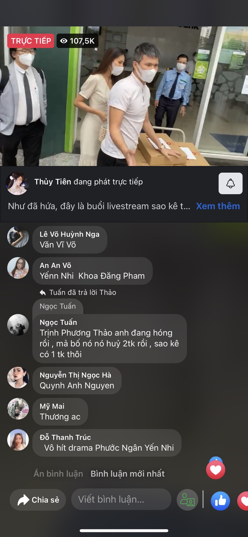 LIVE: Toàn cảnh Thủy Tiên livestream sao kê tại ngân hàng Vietcombank - Ảnh 3