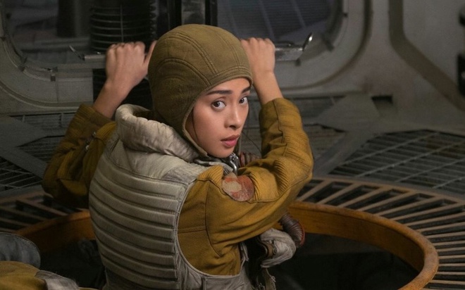 Ngô Thanh Vân trong 1 phân cảnh của bộ phim 'Star Wars': Jedi cuối cùng'