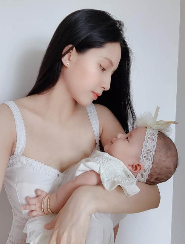 Hình ảnh mẹ con Thiên An được đăng tải trên mạng xã hội