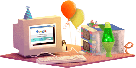 Kể từ đó, Google liên tục mang đến không khí sinh nhật qua những biểu tượng đặc trưng