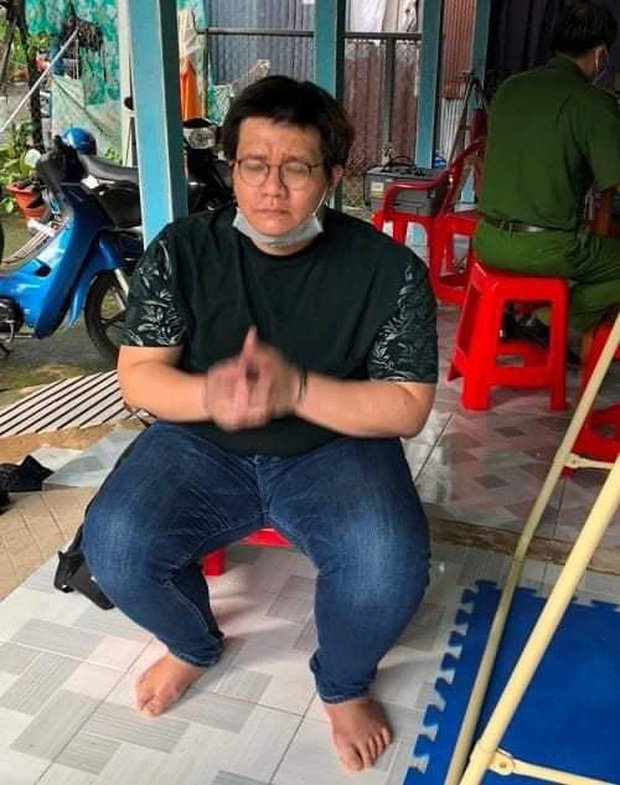 Hình ảnh Nhâm Hoàng Khang bị bắt vào ngày 4/10 vừa qua