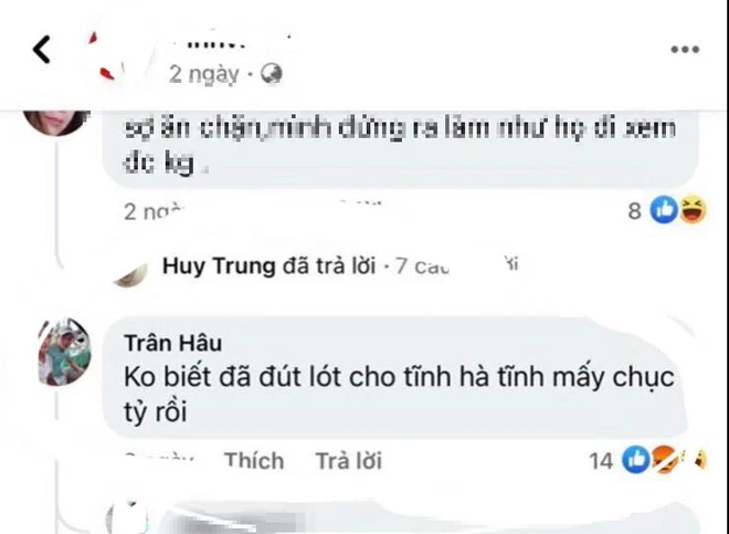 Bình luận xúc phạm tỉnh Hà Tĩnh của Trần Văn Hậu