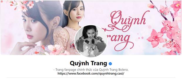 Trang cá nhân của Quỳnh Trang không có bất cứ thông tin nào liên quan đến mẹ nuôi