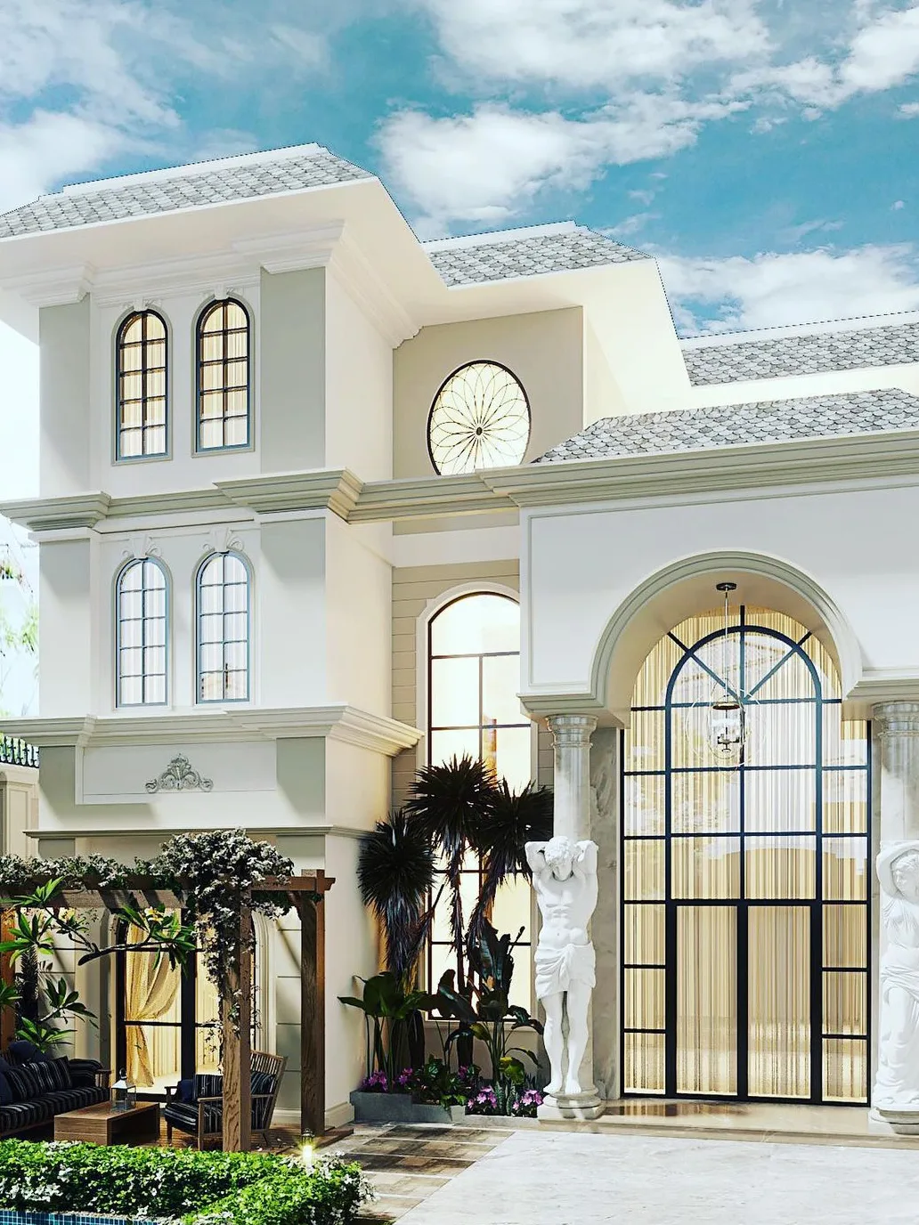 Lâm Bảo Châu khoe ảnh đến thăm căn bạch dinh trắng của Lệ Quyên - Ảnh 2