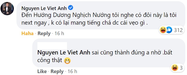 Bình luận hài hước của Việt Anh về 2 người bạn diễn khiến dân tình thích thú