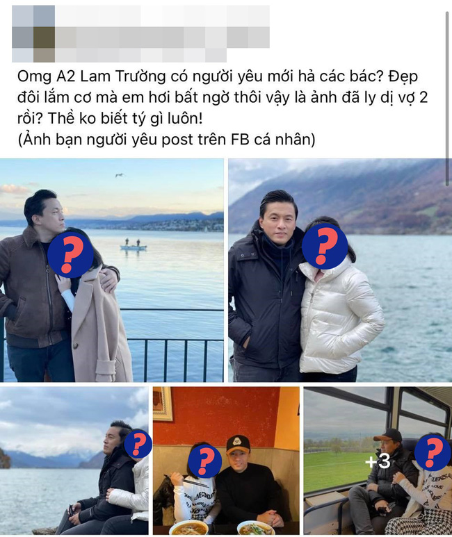 Những hình ảnh được chia sẻ râm ran trên mạng xã hội làm dấy lên nghi vấn Lam Trường đã ly hôn vợ 2