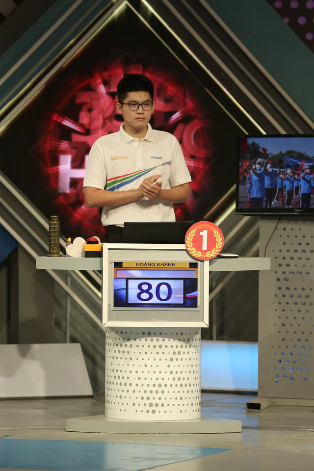 Nguyễn Hoàng Khánh gây chú ý với khi đạt được số điểm cao trong mỗi vòng suốt chương trình
