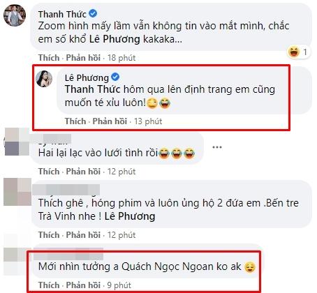 Bình luận của Lê Phương và diễn viên Thanh Thức khi dân tình liên tục 'réo gọi' Quách Ngọc Ngoan
