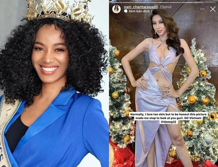 Miss Grand Thailand đặc biệt ấn tượng với đại diện đến từ Việt Nam và dành hẳn 1 story trên tài khoản Instagram để nói về Thùy Tiên