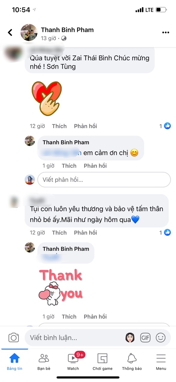 Mẹ của Sơn Tùng M-TP like tất cả các bình luận dưới bài viết, trừ bình luận nhắc đến Hải Tú