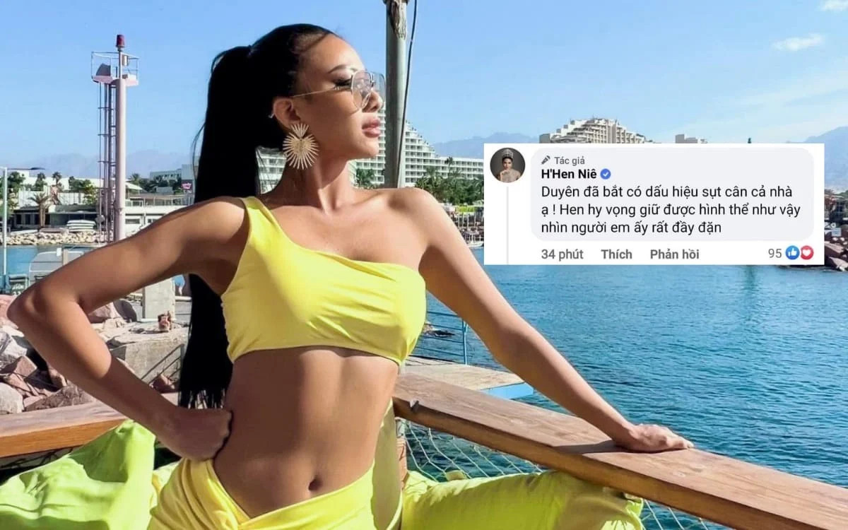 Hoa hậu H'hen Niê để lại bình luận, tiết lộ đàn em bị sụt cân sau 10 ngày sang Israel