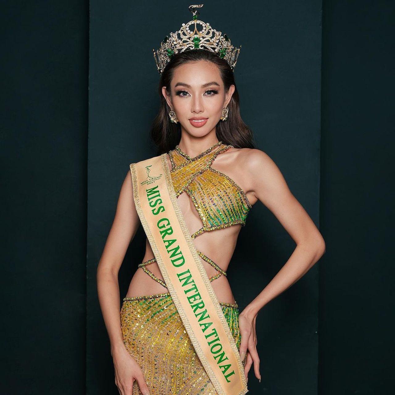 Thùy Tiên lập nên thành tích cho Việt Nam khi đăng quang Miss Grand International 2021