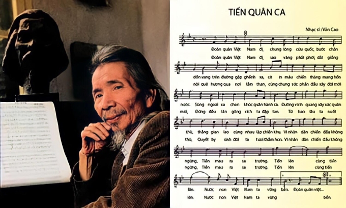 Việc tặng ca khúc 'Tiến quân ca' cho Nhà nước và nhân dân cũng là tâm nguyện của nhạc sĩ Văn Cao