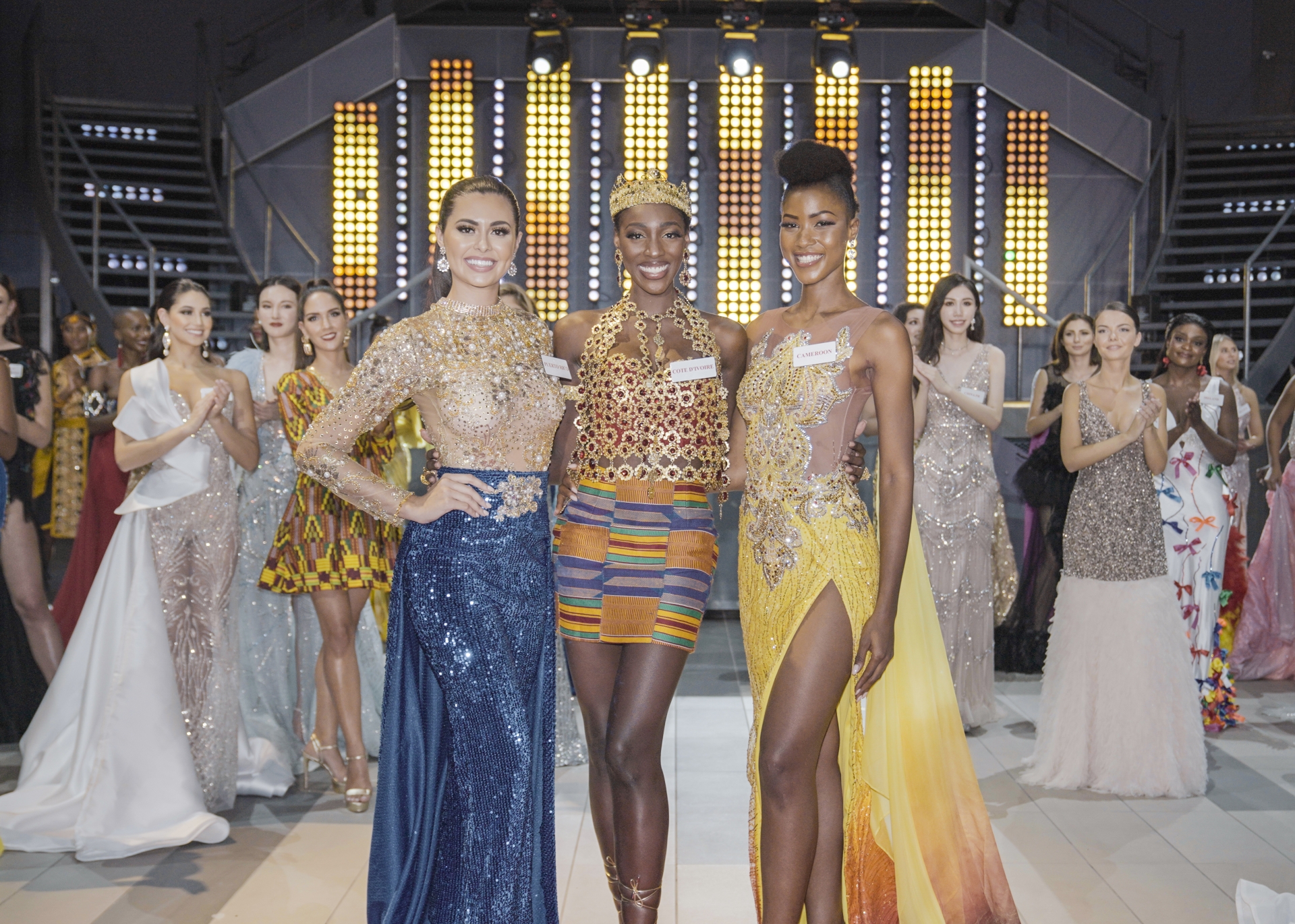 Top 3 chiến thắng phần thi Top Model thuộc về: Puerto Rico, Cote D'Ivoire và Cameroon