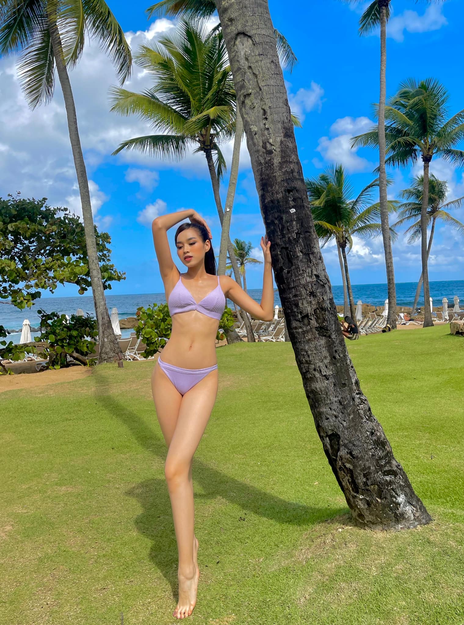 Hoa hậu Đỗ Thị Hà triệt để khoe được lợi thế hình thể của mình trong bộ bikini quyến rũ