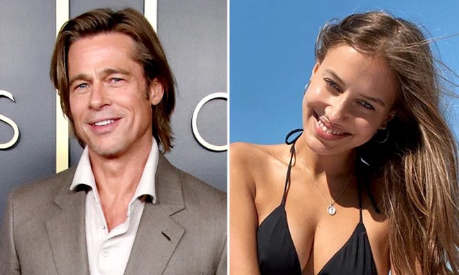 Sau khi ly hôn Angelina Jolie, Brad Pitt từng được cho là hẹn hò với bạn gái người mẫu kém 30 tuổi