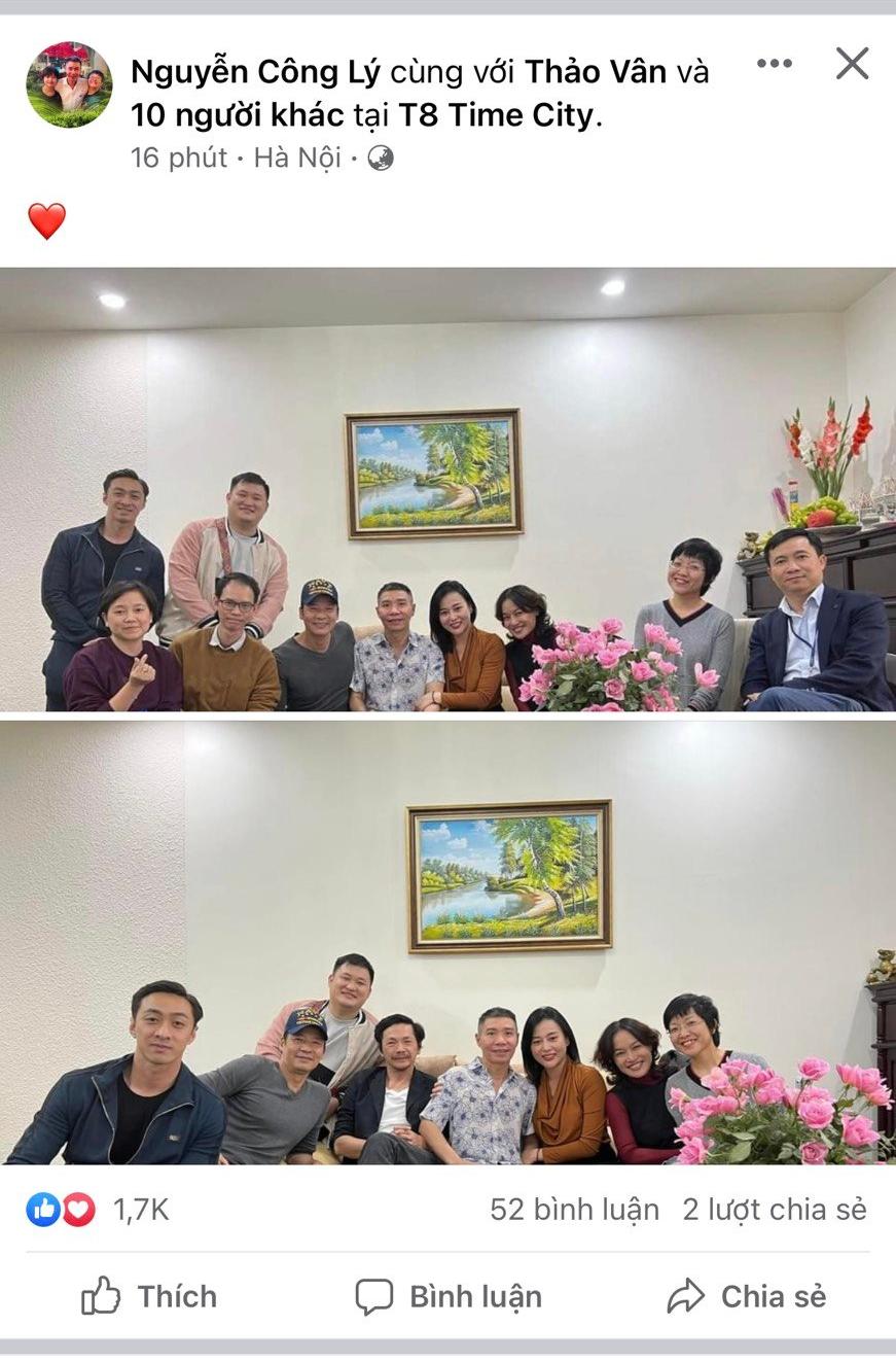 Trước đó, MC Thảo Vân đã cùng nhiều đồng nghiệp thân thiết tại VFC đến thăm nghệ sĩ Công Lý sau khi xuất viện