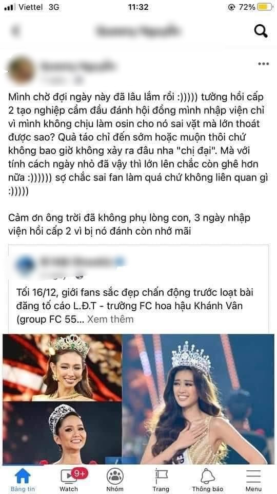 Bài viết tố cáo Hoa hậu Khánh Vân bạo lực học đường khiến mạng xã hội 'dậy sóng'