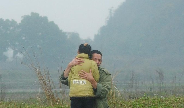 Một phân cảnh của NSND Trung Anh trong bộ phim 'My father's truck'