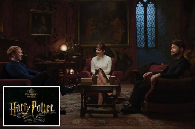 Hình ảnh bộ ba diễn viên chính của 'Harry Potter' trong cuộc tái ngộ kỷ niệm 20 năm kể từ khi bộ phim đình đám này ra mắt khán giả