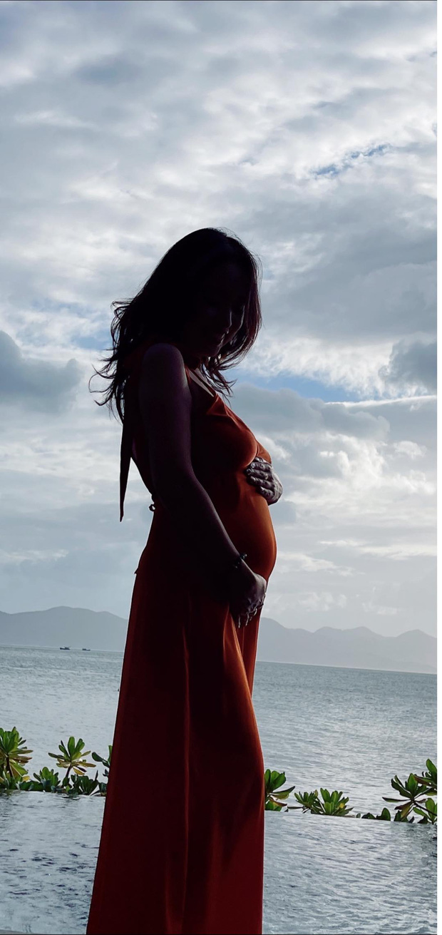 Hình ảnh thông báo mang thai lần 2 được Vân Hugo đăng tải trước đó