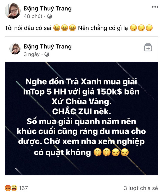 Tuy nhiên, màn đăng quang của cô lại nhận về không ít ồn ào