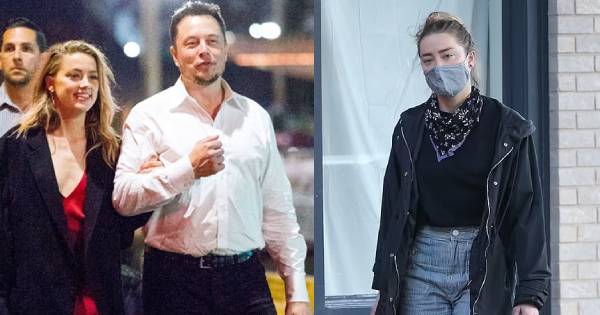 Amber Heard lái chiếc xe tỷ phú Elon Musk tặng đi vòng quanh công ty của tình cũ