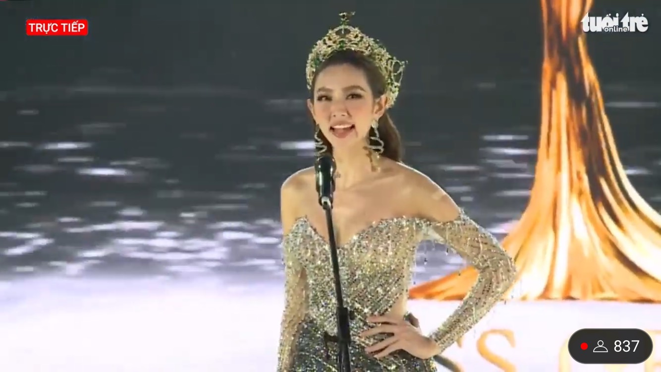 Màn tái hiện phần giới thiệu của Hoa hậu Thùy Tiên mặc dù không được thực hiện hoàn hảo nhưng nhận được sự đón nhận nhiệt tình từ khán giả
