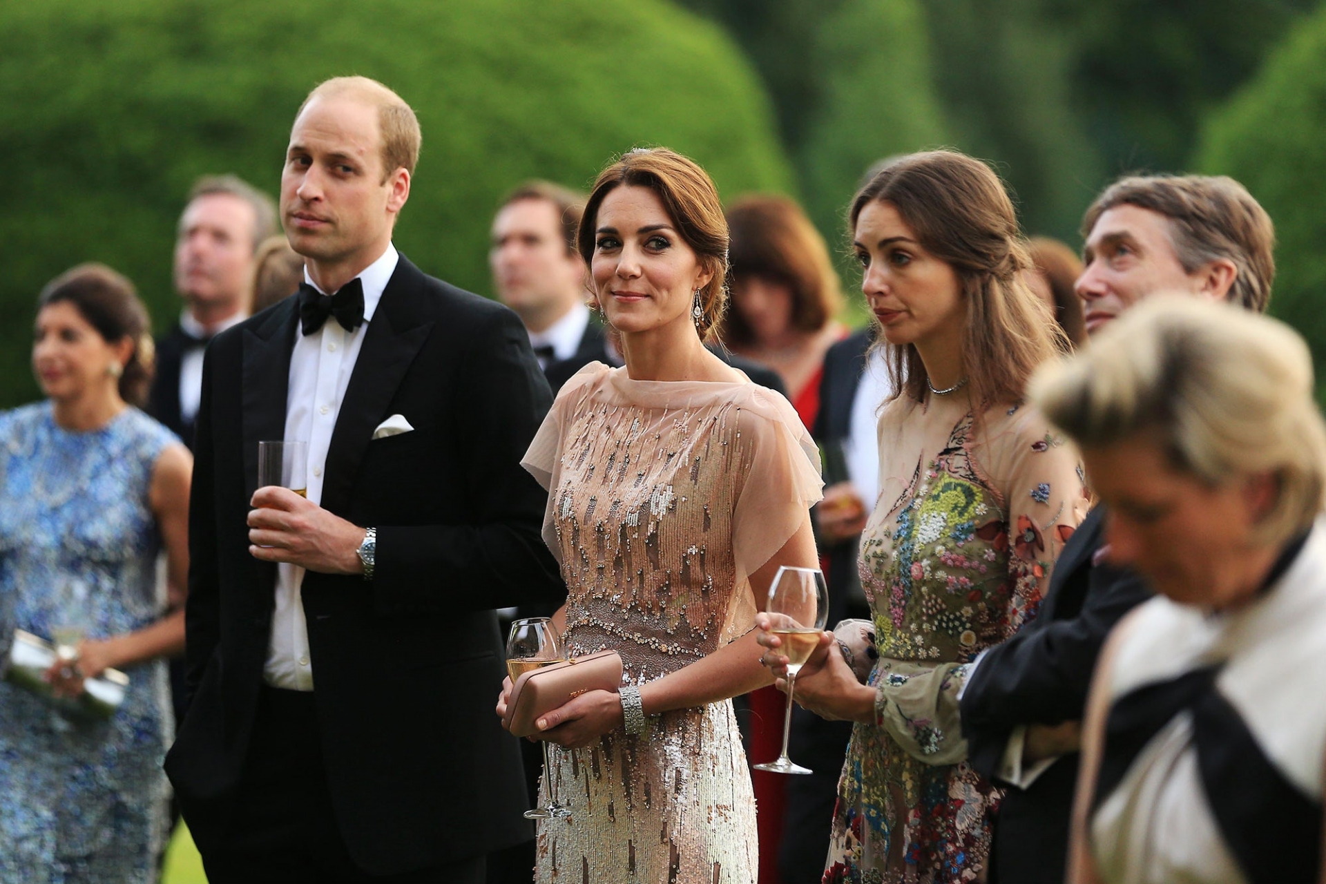 Gia đình Hoàng tử William có mối quan hệ thân thiết với gia đình Nữ hầu tước Rose Hanbury