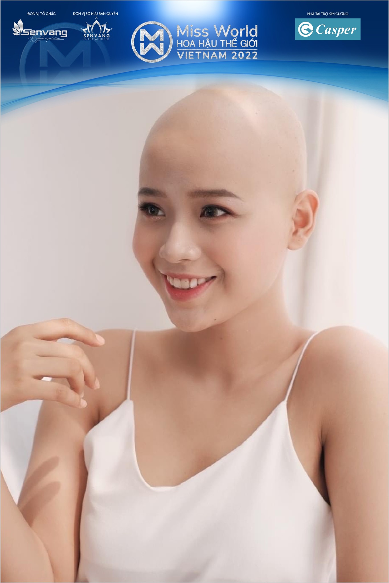 Hình ảnh trong giai đoạn chiến đấu với bệnh ung thư được Thủy Tiên gửi đến Miss World Vietnam