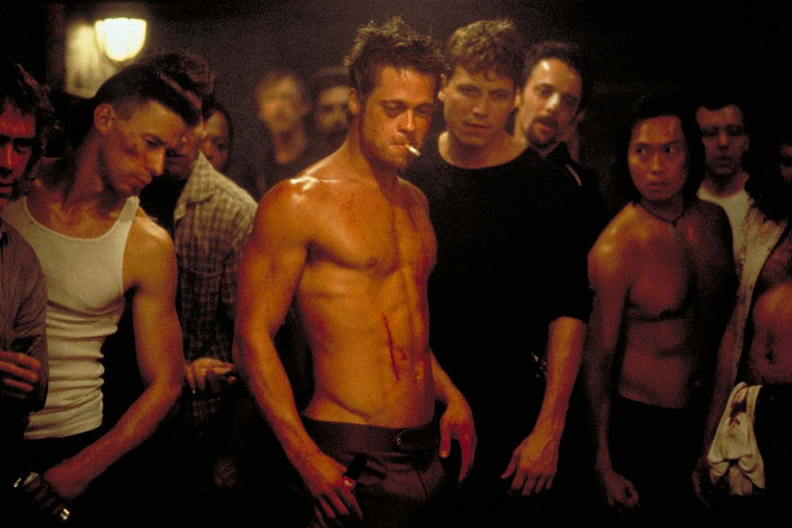 Một phân cảnh của Brad Pitt trong bộ phim 'Fight Club'