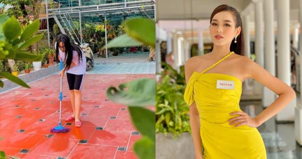 Vừa về Việt Nam, Hoa hậu Đỗ Thị Hà đã bị gọi về quê dọn nhà ngay và luôn
