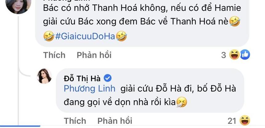 Bình luận mà Hoa hậu Đỗ Thị Hà kêu gọi người hâm mộ 'giải cứu' khi phải dọn nhà dịp Tết
