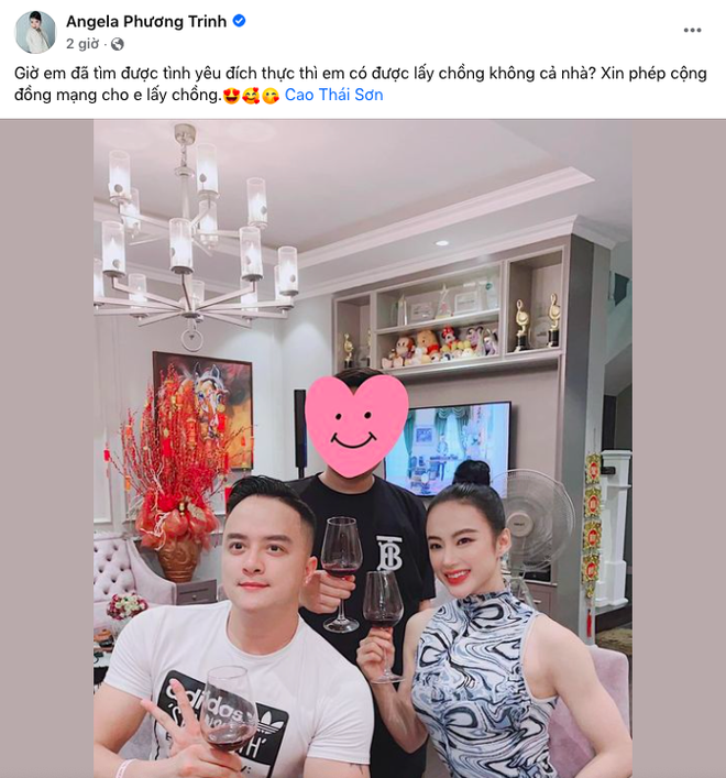 Bài viết trước đó của Angela Phương Trinh, tiết lộ chuyện hẹn hò với Cao Thái Sơn