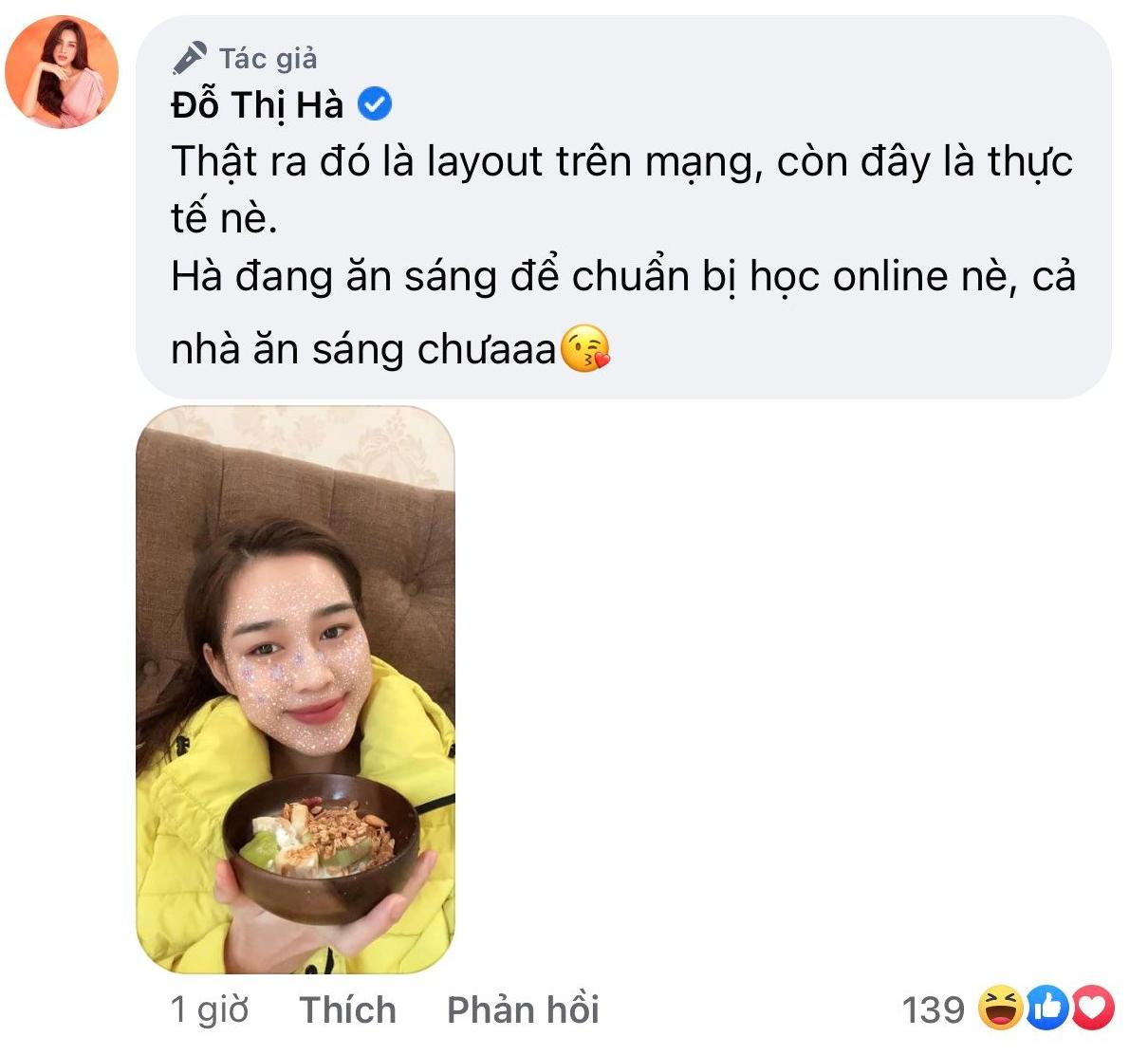Bình luận bên dưới bài viết của Hoa hậu Đỗ Thị Hà nhưng vẫn khiến dân tình không khỏi xuýt xoa