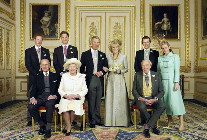 Đám cưới của Thái tử Charles và bà Camilla với sự xuất hiện của 2 bên gia đình