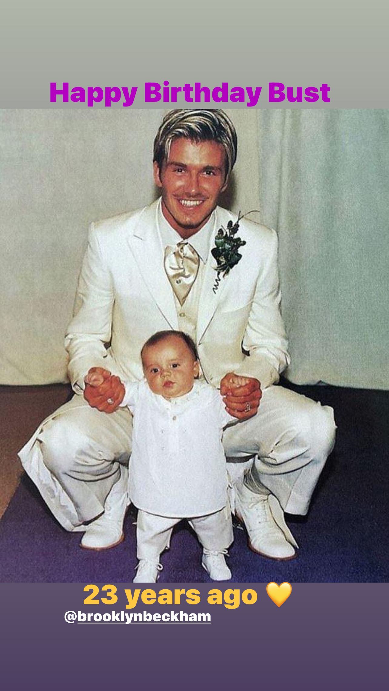Hình ảnh hậu trường của David Beckham và con trai trong 'đám cưới thế kỷ' hơn 2 thập kỷ trước