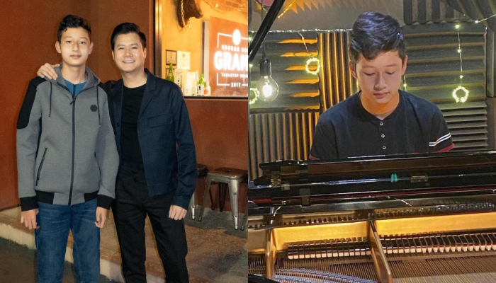 Con trai Quang Dũng - Jennifer Phạm 14 tuổi được nhà sản xuất âm nhạc "chốt đơn" vì tài năng piano