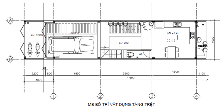 Tư vấn thiết kế nhà ống 3 tầng 64m² với chi phí 187 triệu đồng - Ảnh 1 Tư vấn thiết kế nhà ống 3 tầng 64m² với chi phí 187 triệu đồng - Ảnh 1