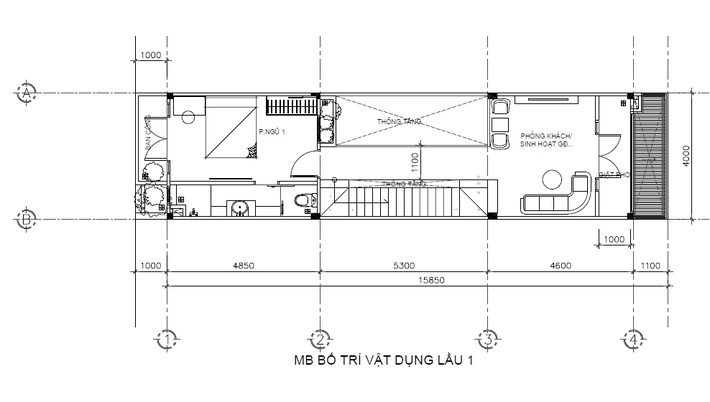 Tư vấn thiết kế nhà ống 3 tầng 64m² với chi phí 187 triệu đồng - Ảnh 2 Tư vấn thiết kế nhà ống 3 tầng 64m² với chi phí 187 triệu đồng - Ảnh 2
